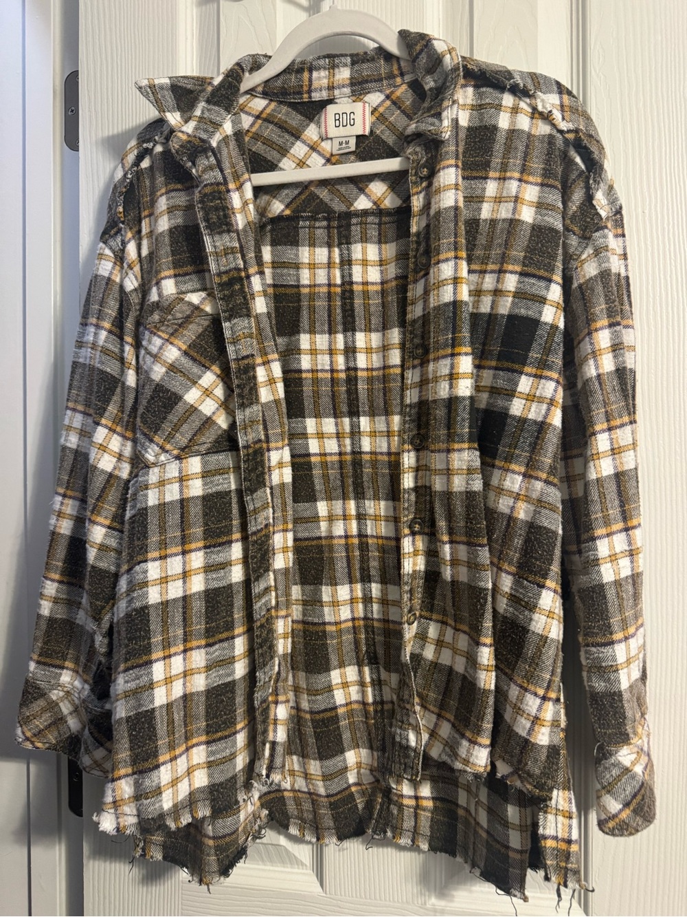 BDG Plaid Flannel Shirt Jacket